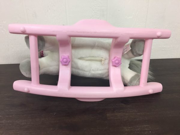 Kiddieland Disney Princess White Rocking Horse For Sale - Image 5
