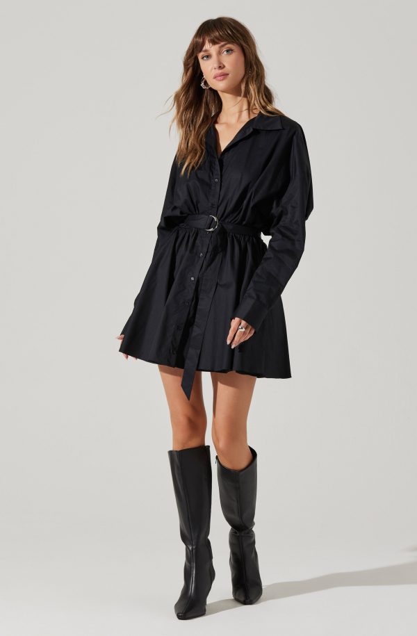 Winica Belted Mini Shirtdress Discount - Image 3