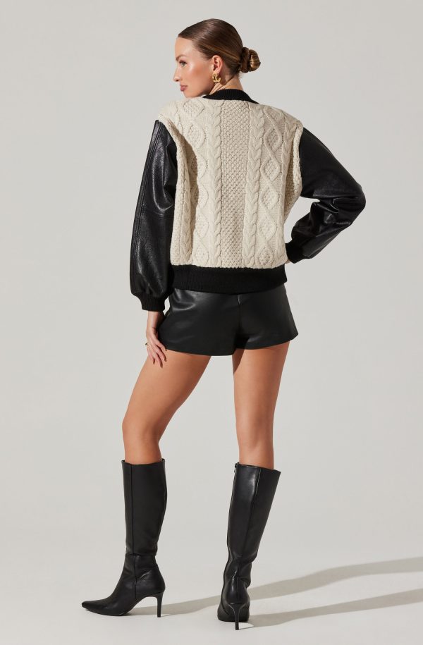 Fionn Contrast Bomber Jacket For Discount - Image 4