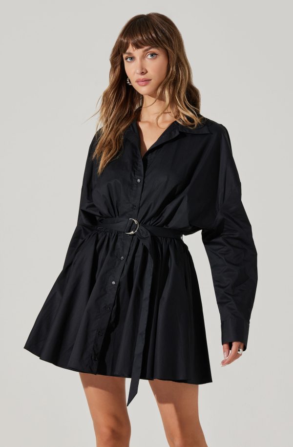 Winica Belted Mini Shirtdress Discount - Image 2