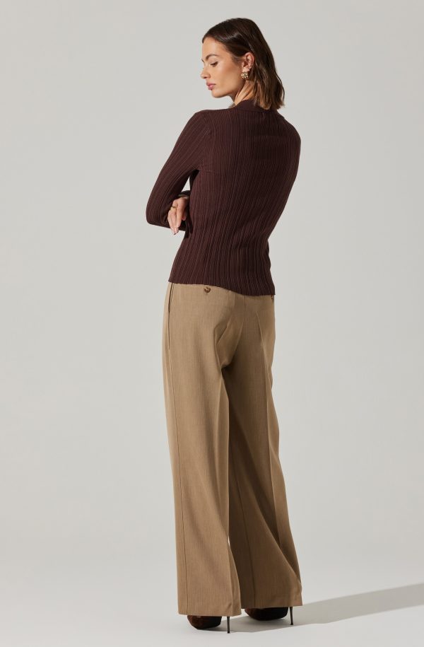 Eliot Collared Button-Up Sweater Cheap - Image 4