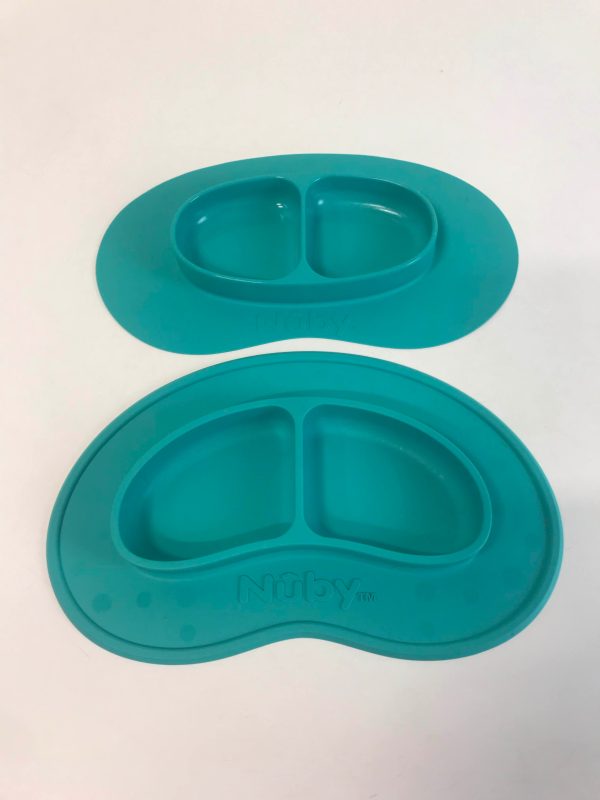 Nuby Sure Grip Miracle Mat Section Plate, Set Of 2 Online Hot Sale