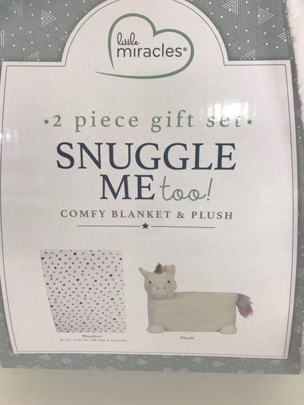 Little Miracles Snuggle Me Too! 2-Piece Comfy Blanket And Plush Gift Set on Sale - Image 2