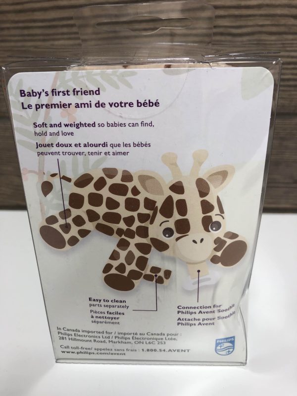 Philips Avent Soothie Snuggle Pacifier Holder, Giraffe Supply - Image 3