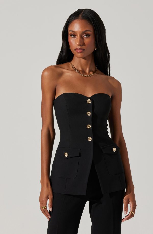 Milani Tailored Bustier Top Online Sale