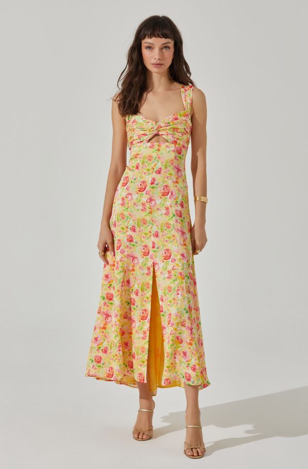 Twist Bust Midi Dress Supply - Image 3